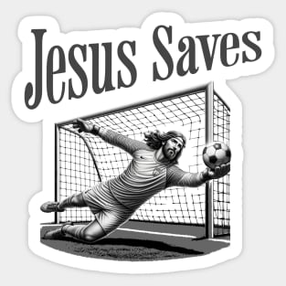 Jesus Saves Sticker